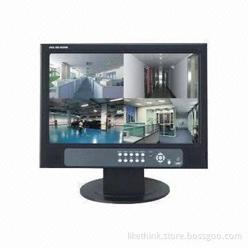 Standalone DVR with 15.6-inch LCD Monitor, Supports Multi-language and 4CH Audio, Video Input